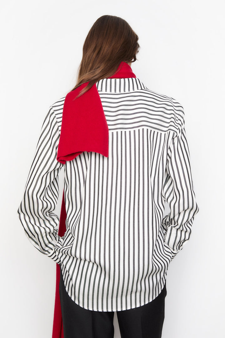 Cilia Shirt  Black Stripe