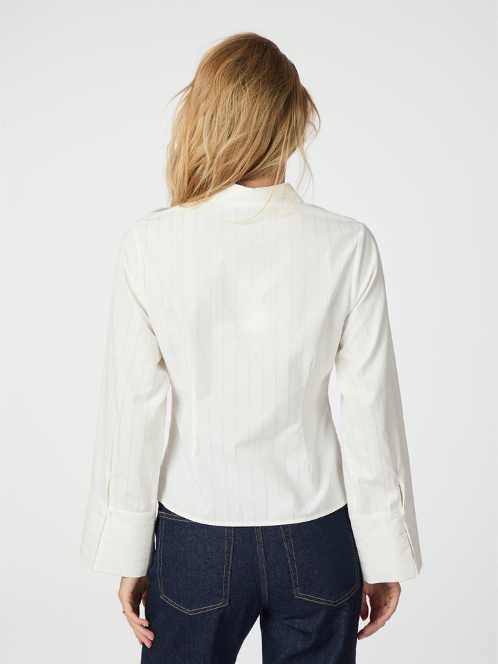 Rosa solid shirt  White