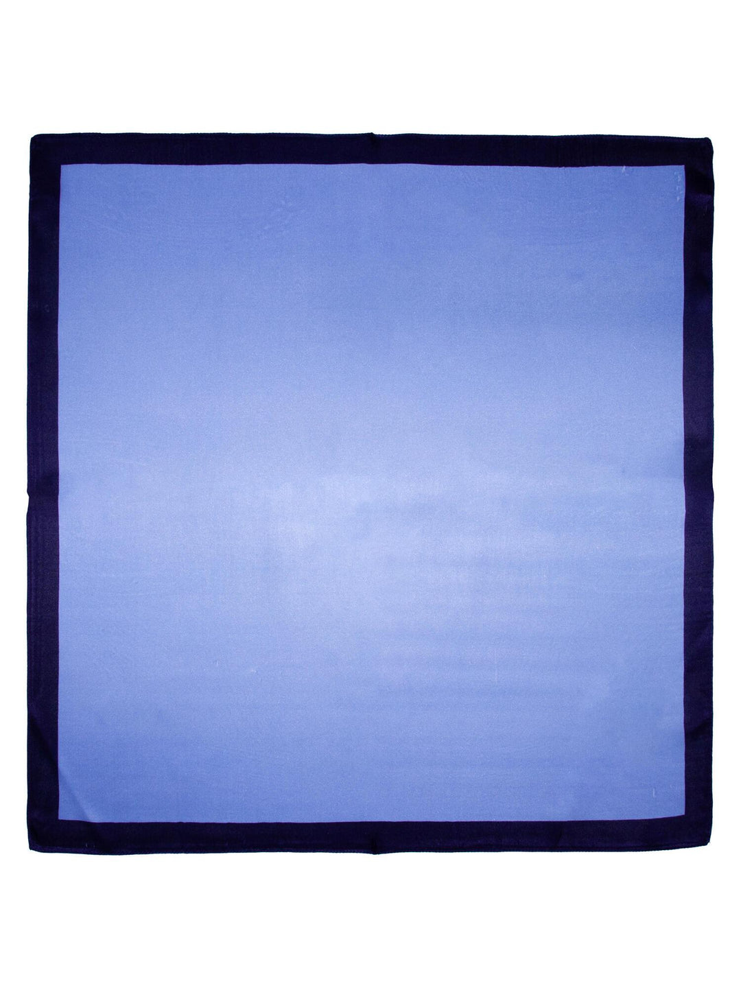 Skjerf m/kant SILKE 70x70  Blue
