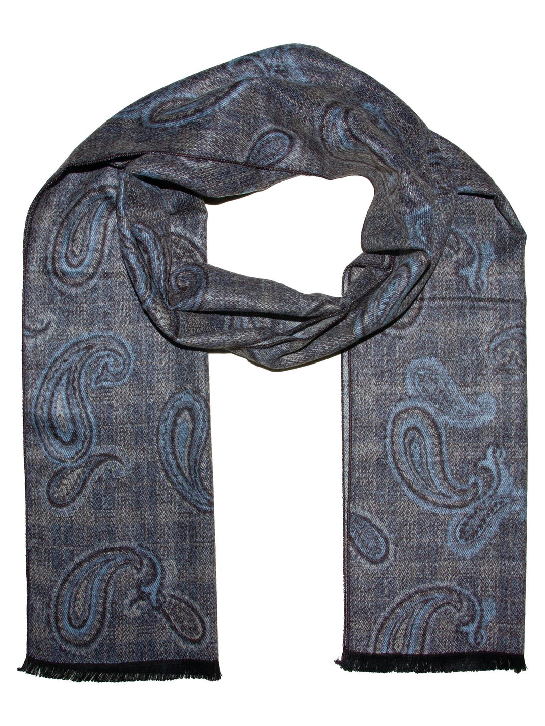 Skjerf herre paisley 35x180  Beige