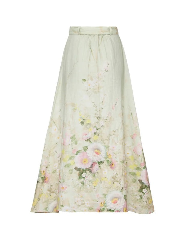 Linen Maxi Skirt  Harmony