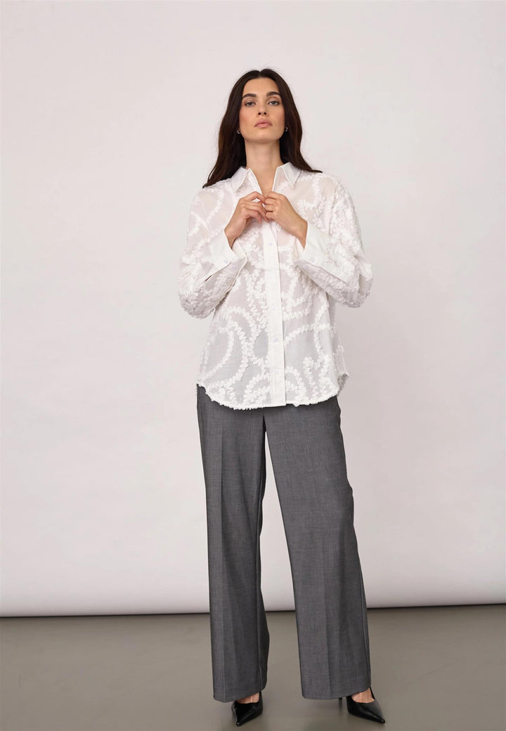 BrynnCC Structure Shirt  White