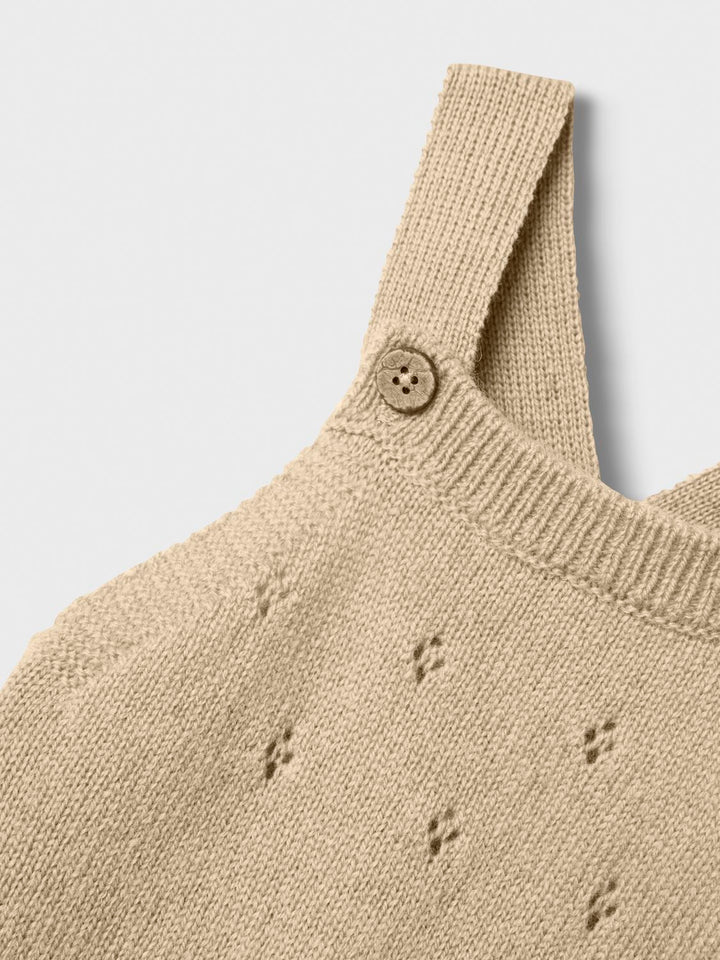Nalio Wool Knit Overall Lil  Beige