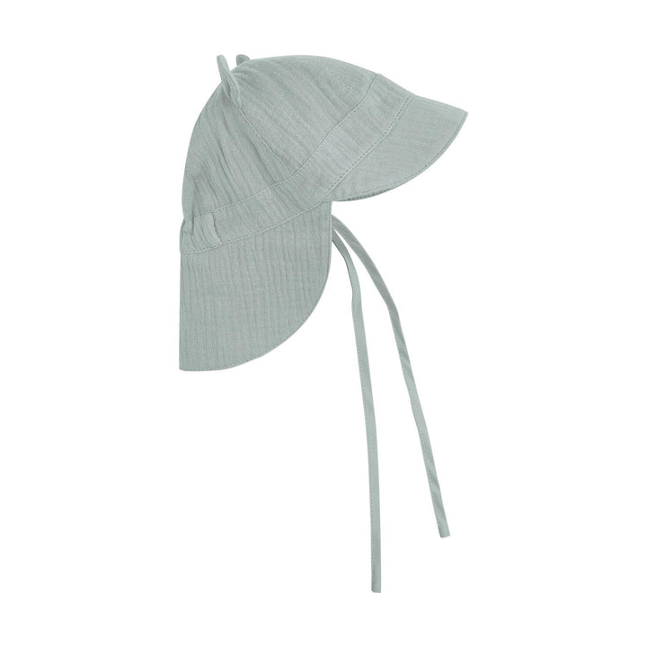 Summer Hat Ears Muslin  Gray Mist