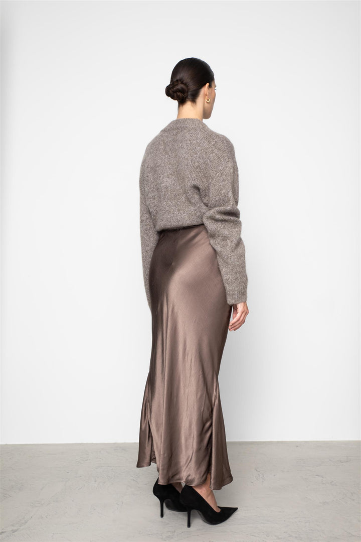 Hyro Skirt  Dark Taupe