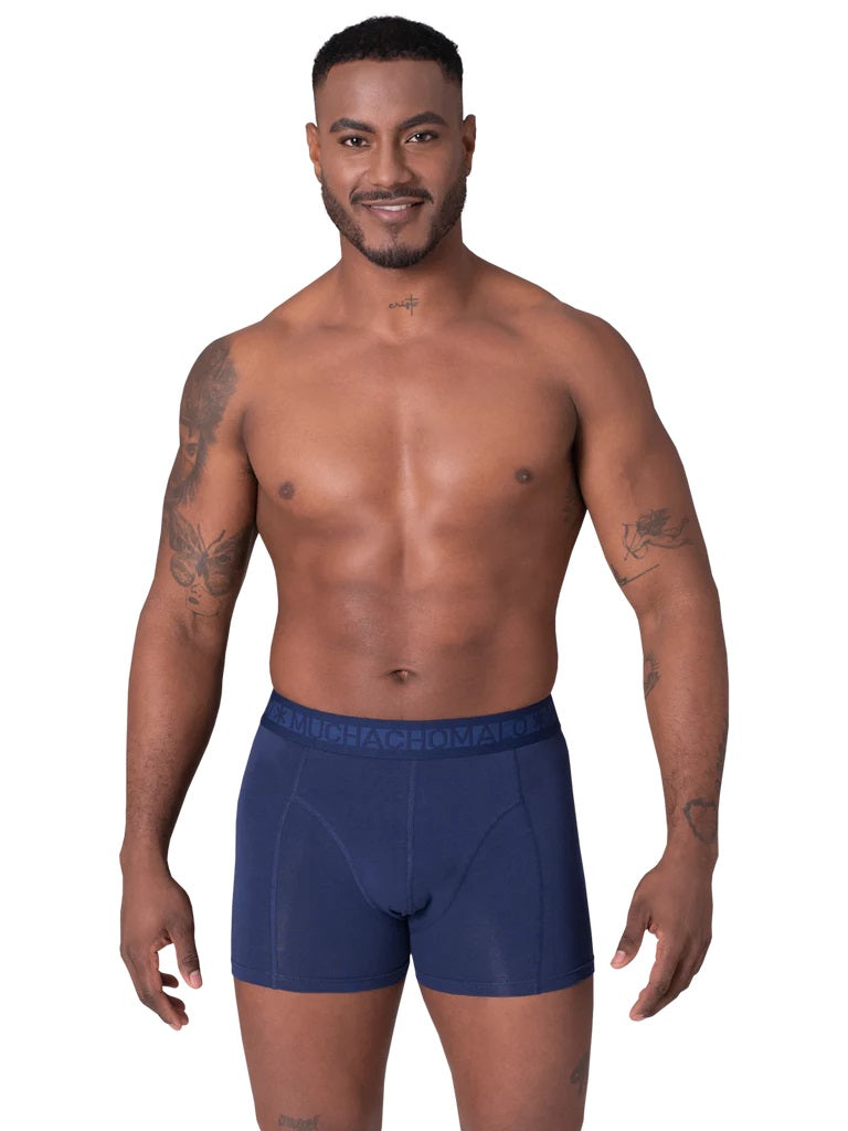 SOLID BOXER 2 PK  Blue/Blue