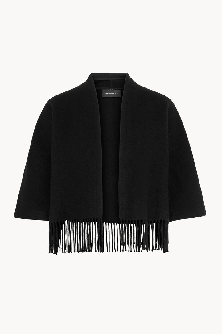 Keyla Lambswool Jacket  Black