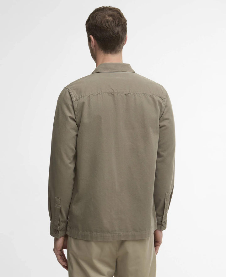 Barbour Washed Oversh  Smokey Olive