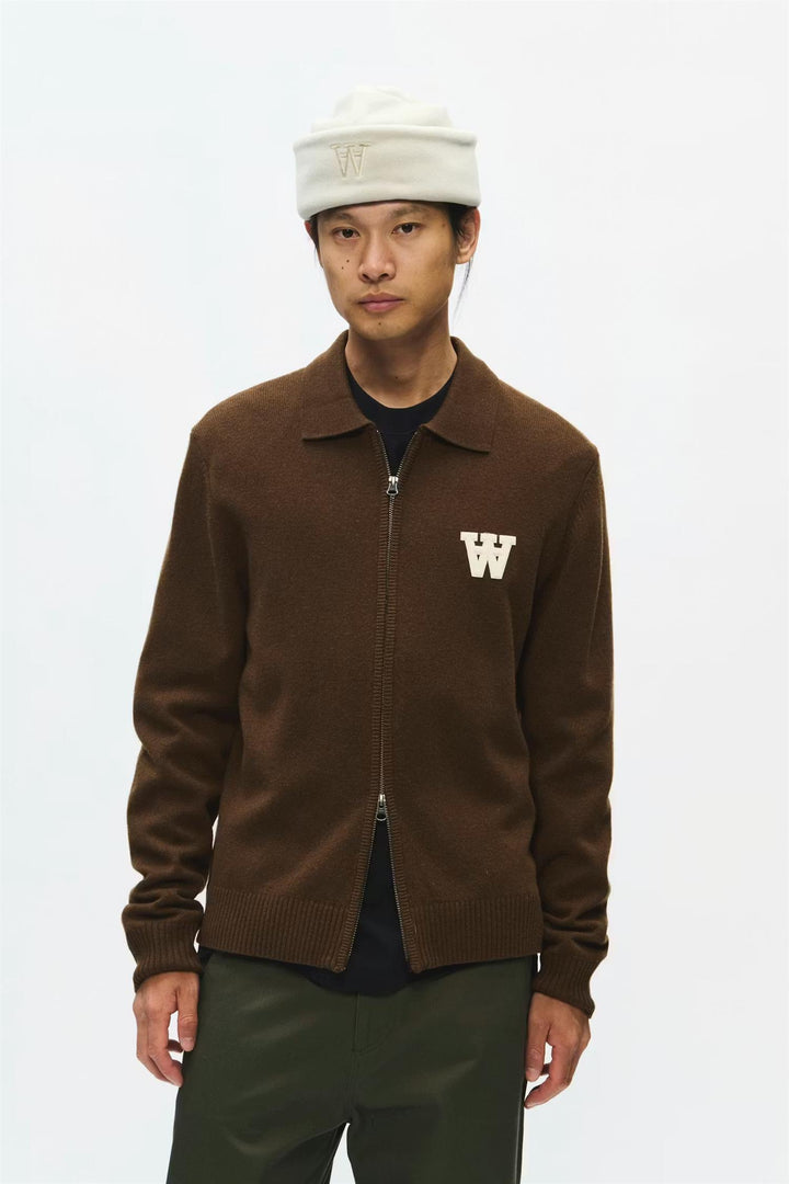 WWTAY ZIPPER CARDIGAN  Desert Palm
