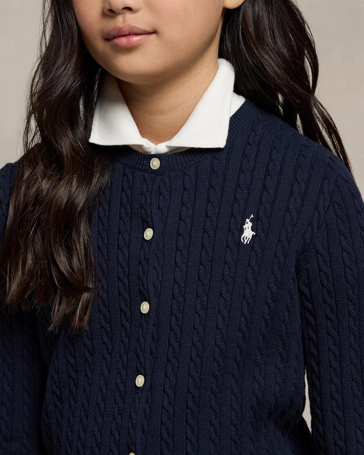 MINI CABLE-TOPS-SWEATER  Hunter Nvy