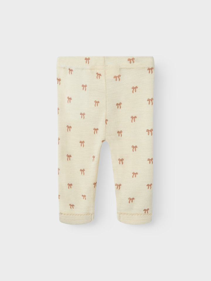 NBFNALU WO/MO SLIM LEGGING LIL NOOS  Offwhite