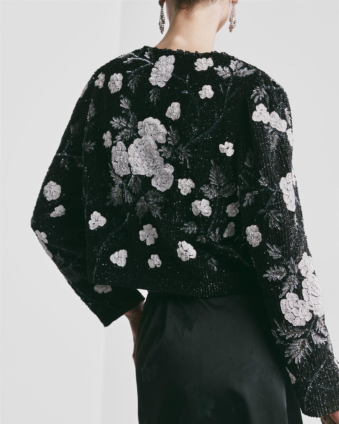 Beaded Cropped Jacket  Glamour