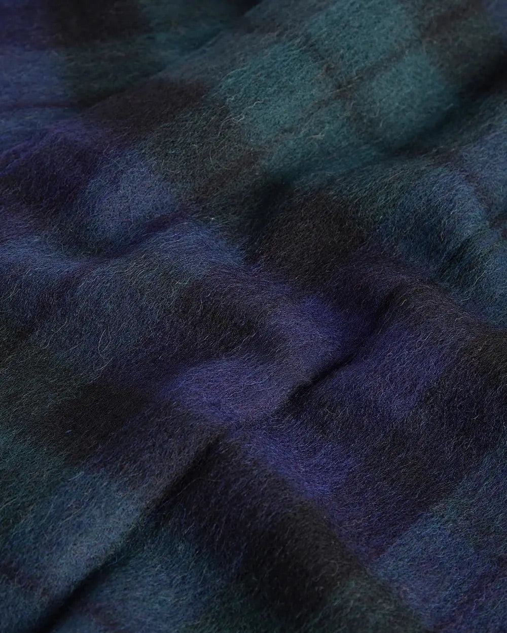 Barbour New Check Tartan Scarf  Black Watch