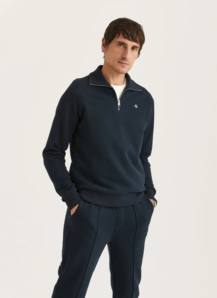 Maryon Half Zip Sweatshirt  Old Blue