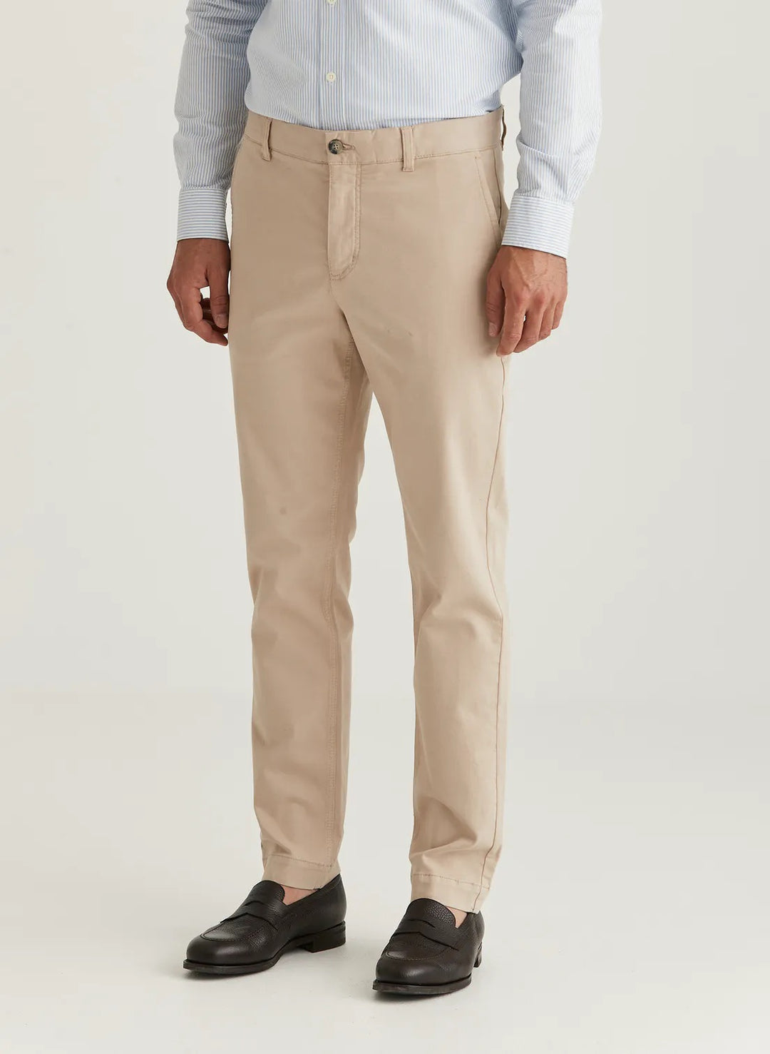 Jeffrey Brushed Chino  Khaki