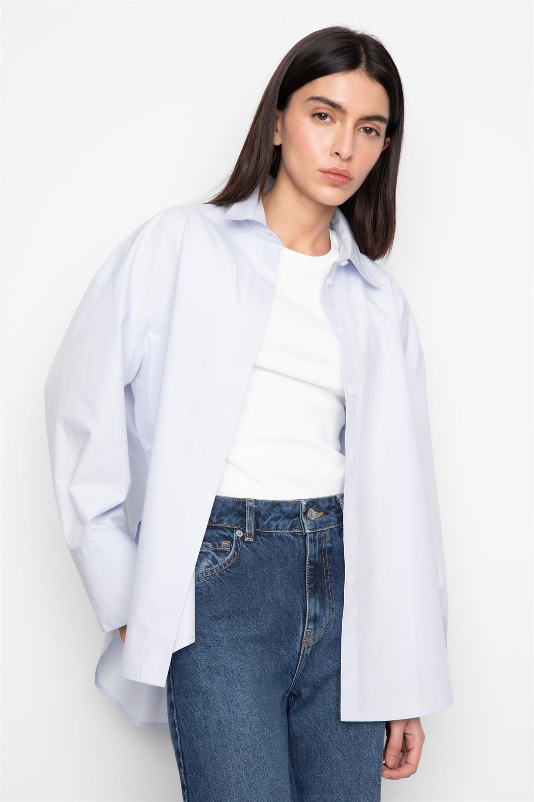 Nell Shirt  Light Blue