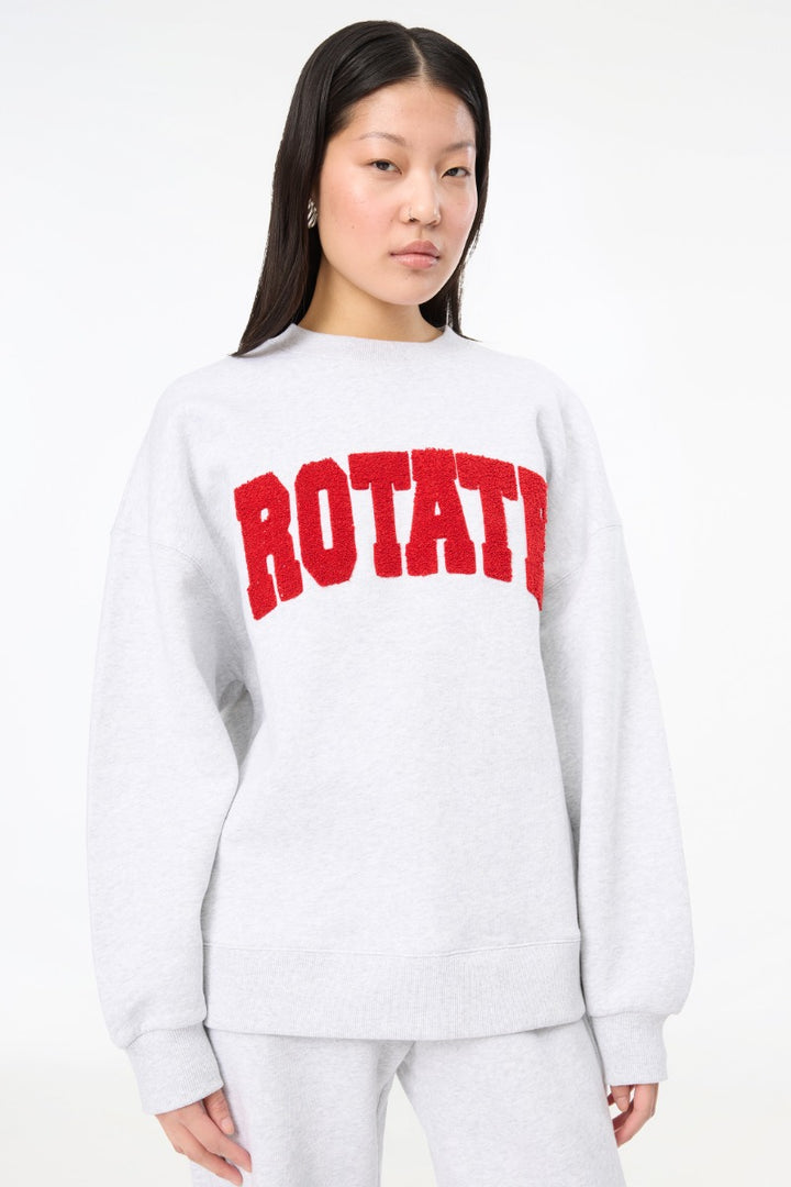 IRIS CREWNECK Light Grey Melange