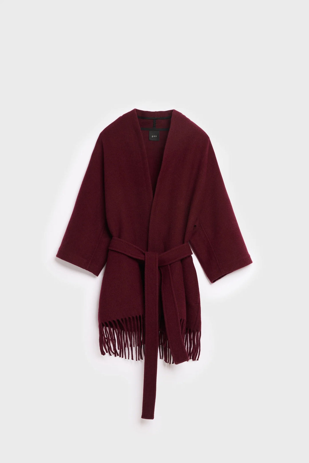 Akila Lambswool Jacket  Burgundy