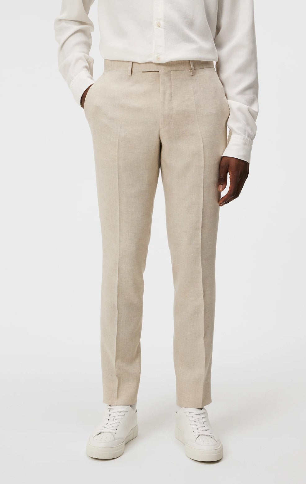 GRANT SUPER LINEN PANTS  Moonbeam