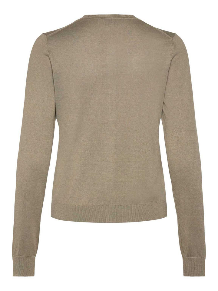 RWCapri Silk LS O-neck Cardigan  Dried Sage