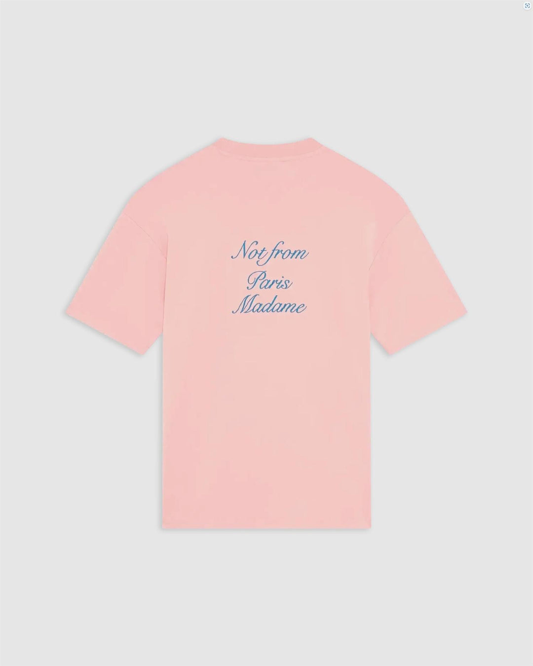 Le T-Shirt Slogan Cursive  Light Pink