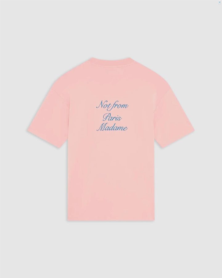 Le T-Shirt Slogan Cursive  Light Pink