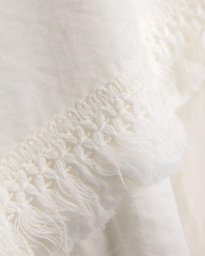 IBEN EDEN BLOUSE  Linen White