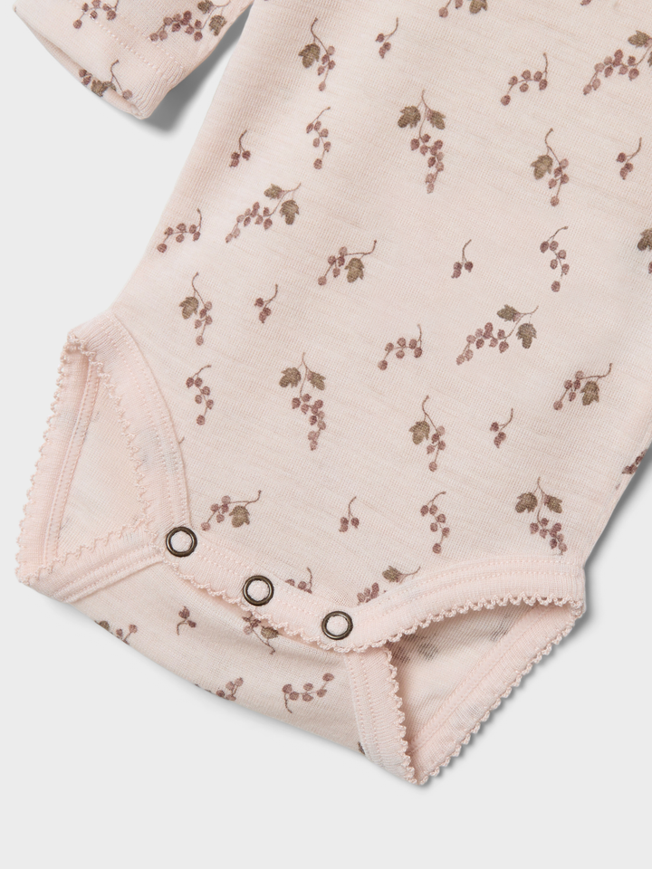 NBFNOEL NIA WOOL LS SLIM BODY LIL NOOS  Lyserosa