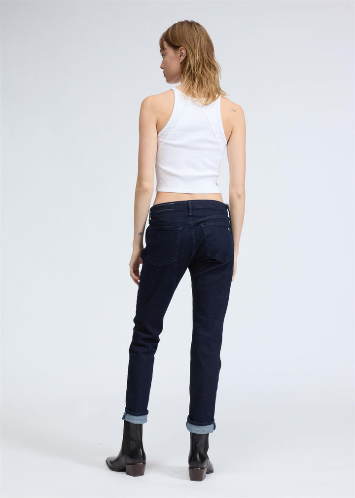 DRE LOW-RISE SLIM BOYFRIEND  Rinse