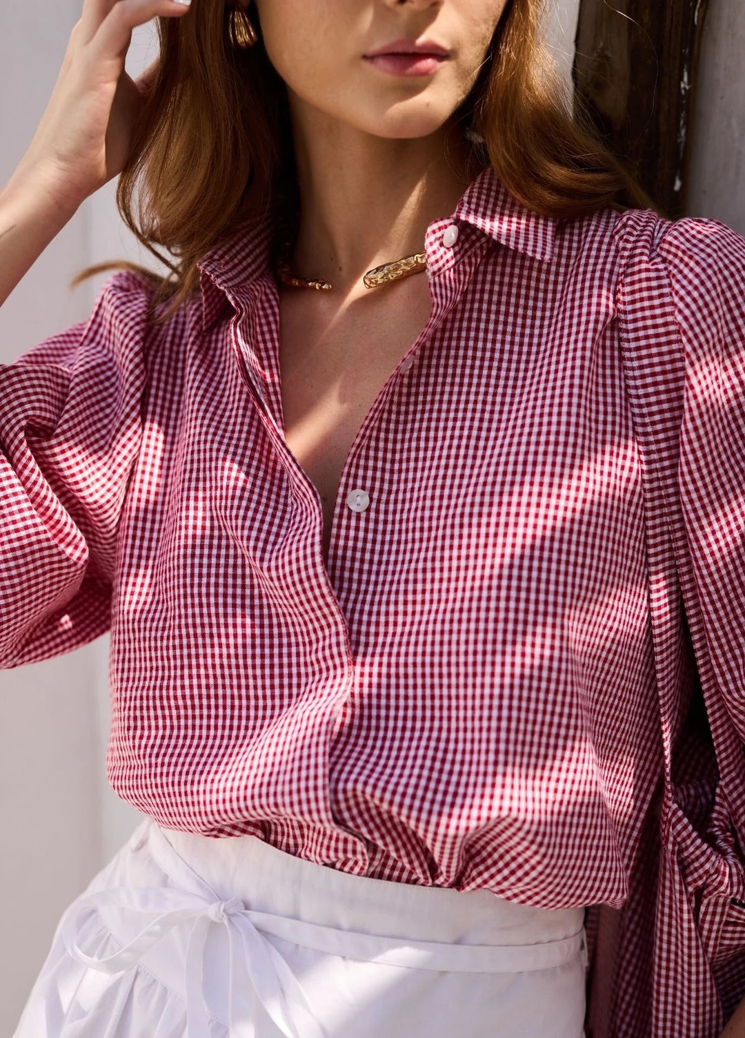 Amy Blouse Tuscany Red  Tuscany Red