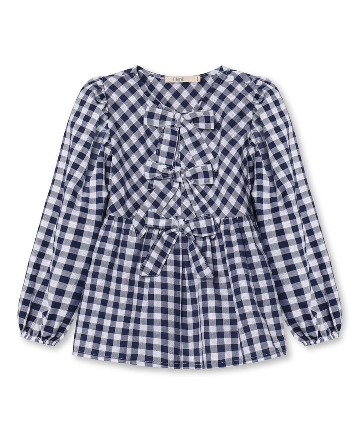 ZORRO LS BLOUSE  Insignia Sandshell Check