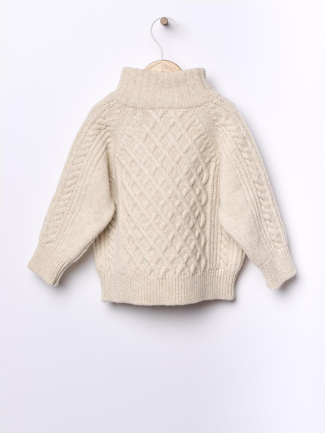 Camisola fecho  Cru Mouline