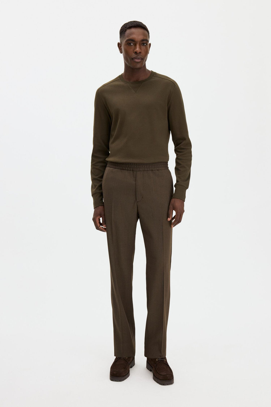 theo trousers  Walnut Brown