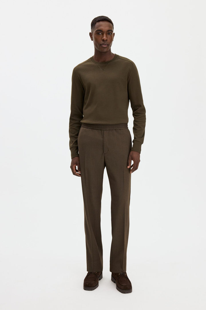theo trousers  Walnut Brown