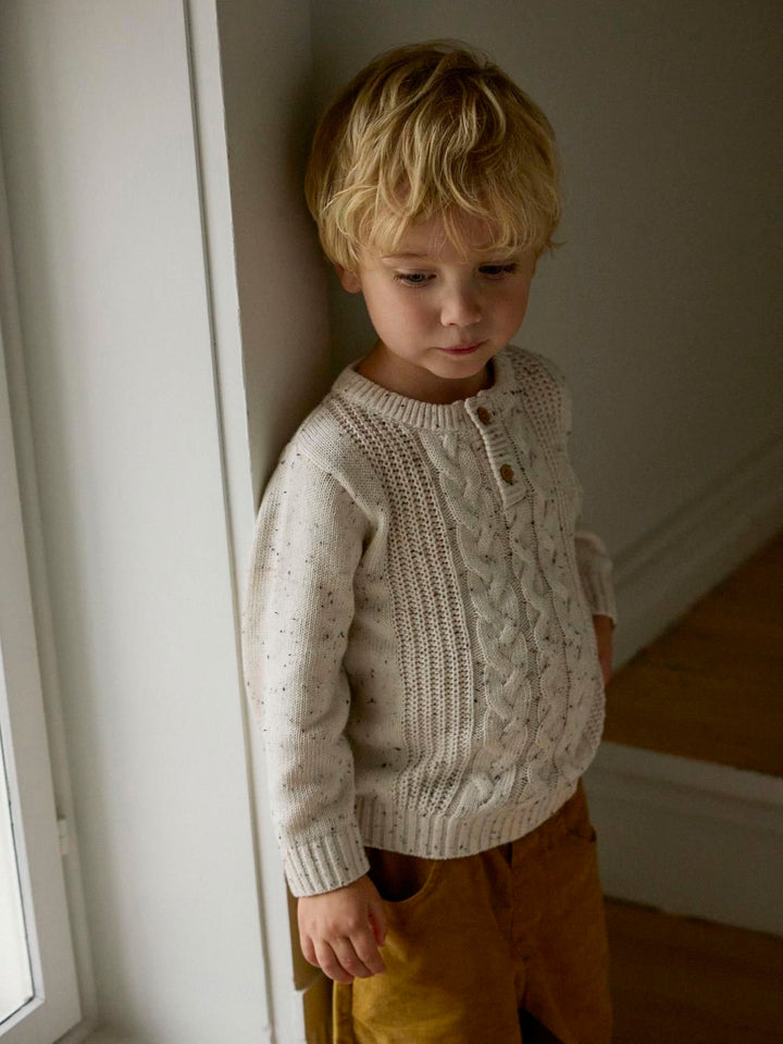 Nmmgalto Kai Ls Knit Lil  Offwhite