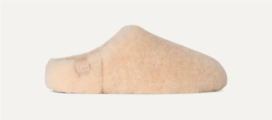 W Elea Fluffed Slip-On  Natural