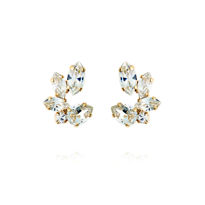 CLARE EARRINGS GOLD  Crystal