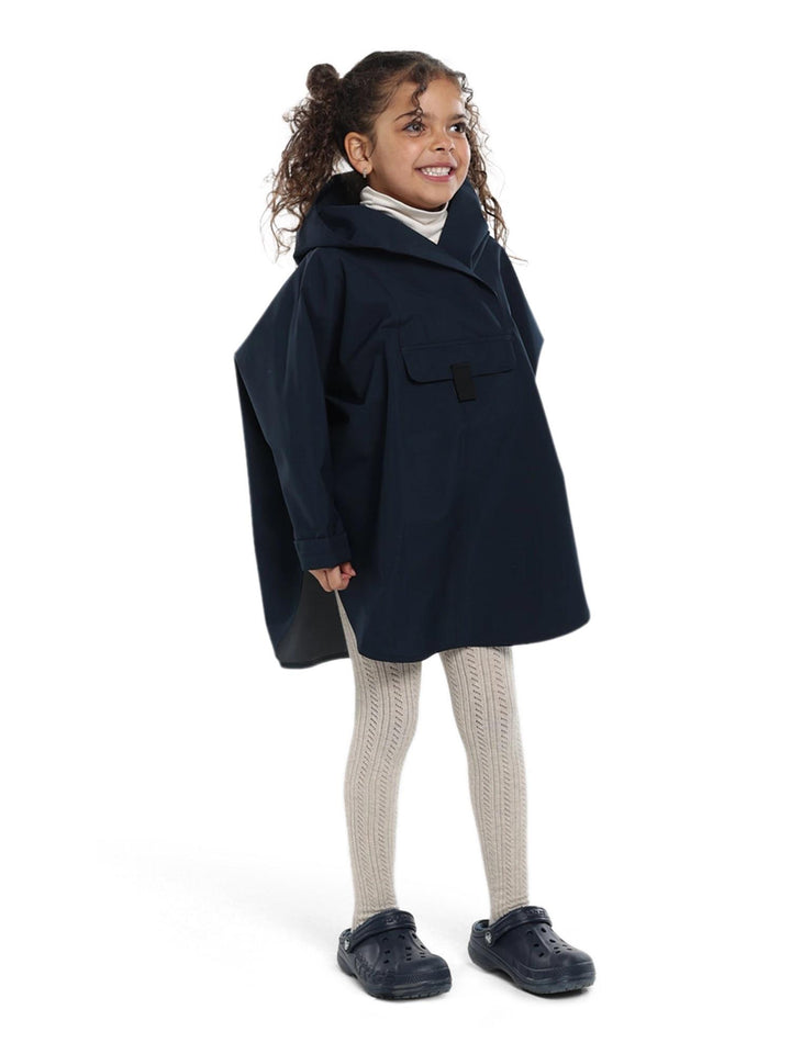 BERGEN MINI PONCHO  Dark Navy