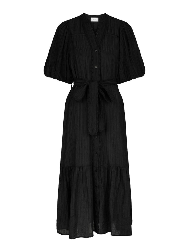 Margarita Crepe Dress  Black