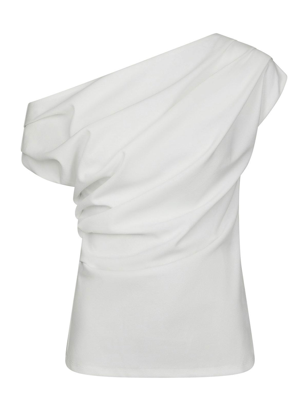 Mabelle Drapy Top  White
