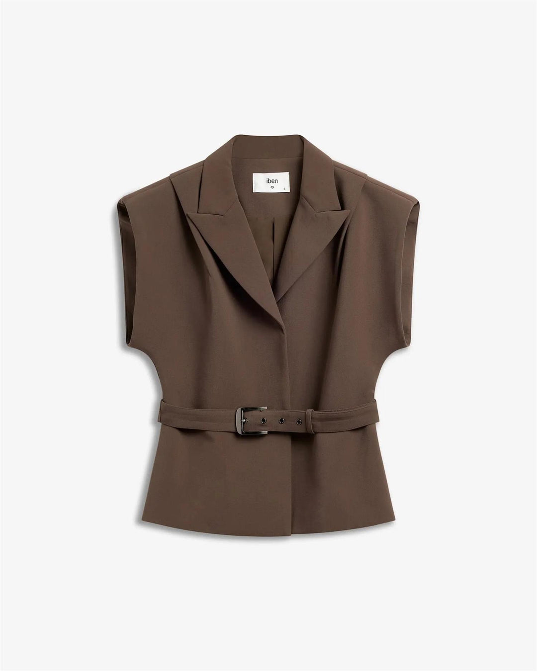 Beverly Waistcoat  Taupe Brown