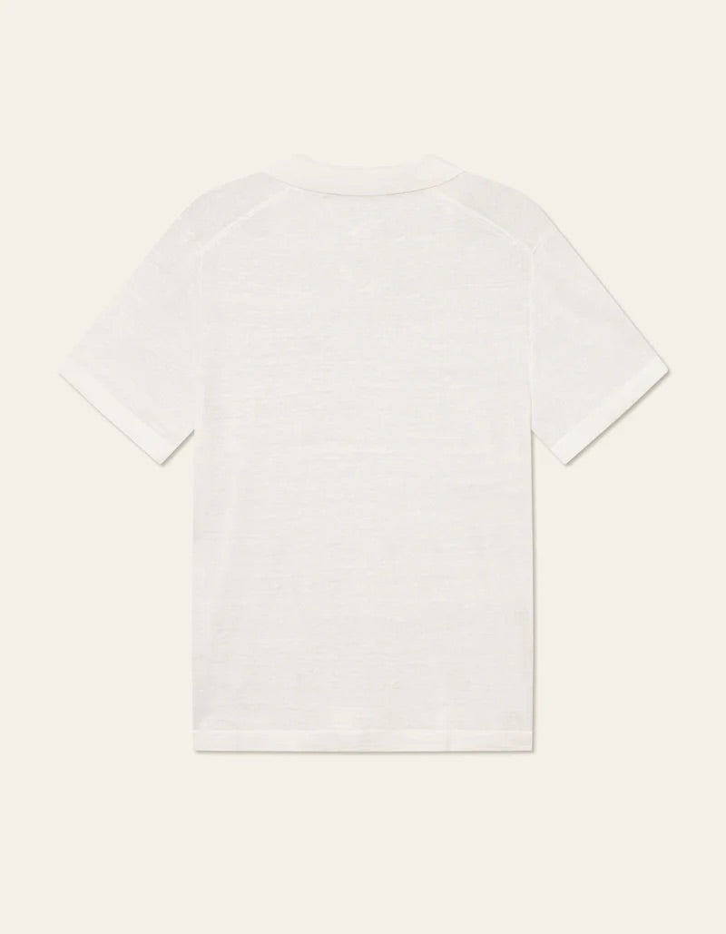 Emmanuel Knit Polo  Light Ivory