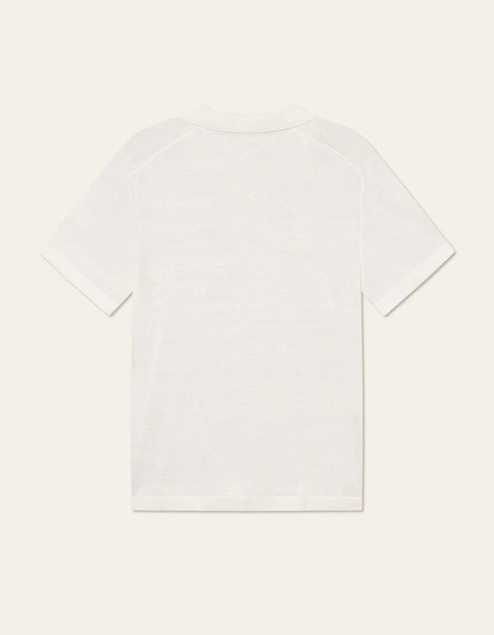 Emmanuel Knit Polo  Light Ivory