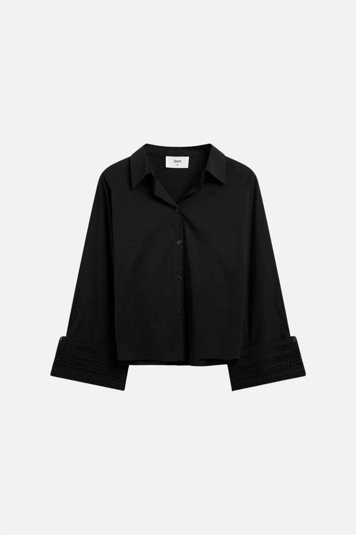 ATARI LACE SHIRT  Black