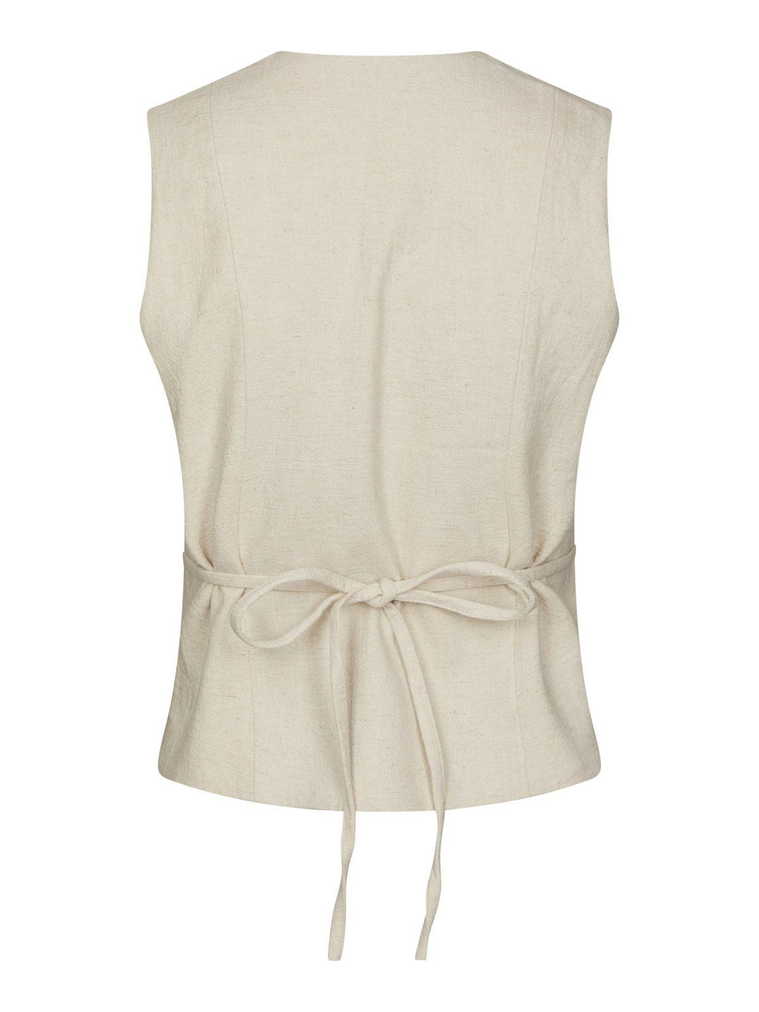 Samara Ramie Waistcoat  Natural