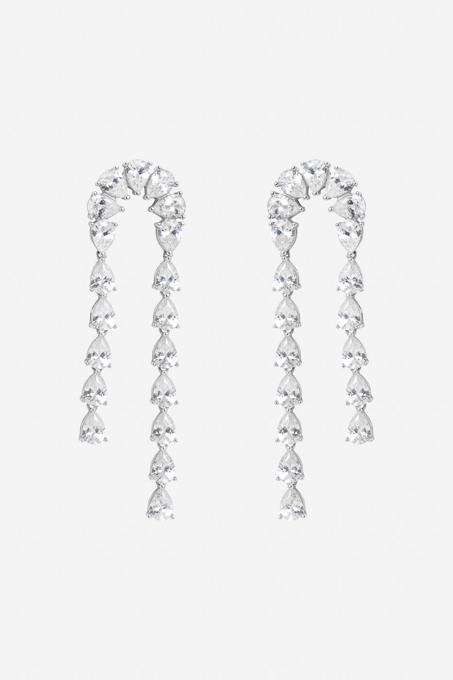 The Arc Earrings Silver