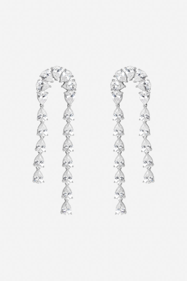The Arc Earrings Silver