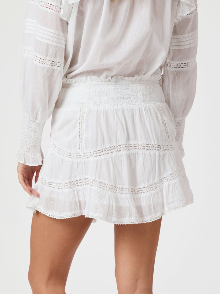 Robby S Voile Skirt  White