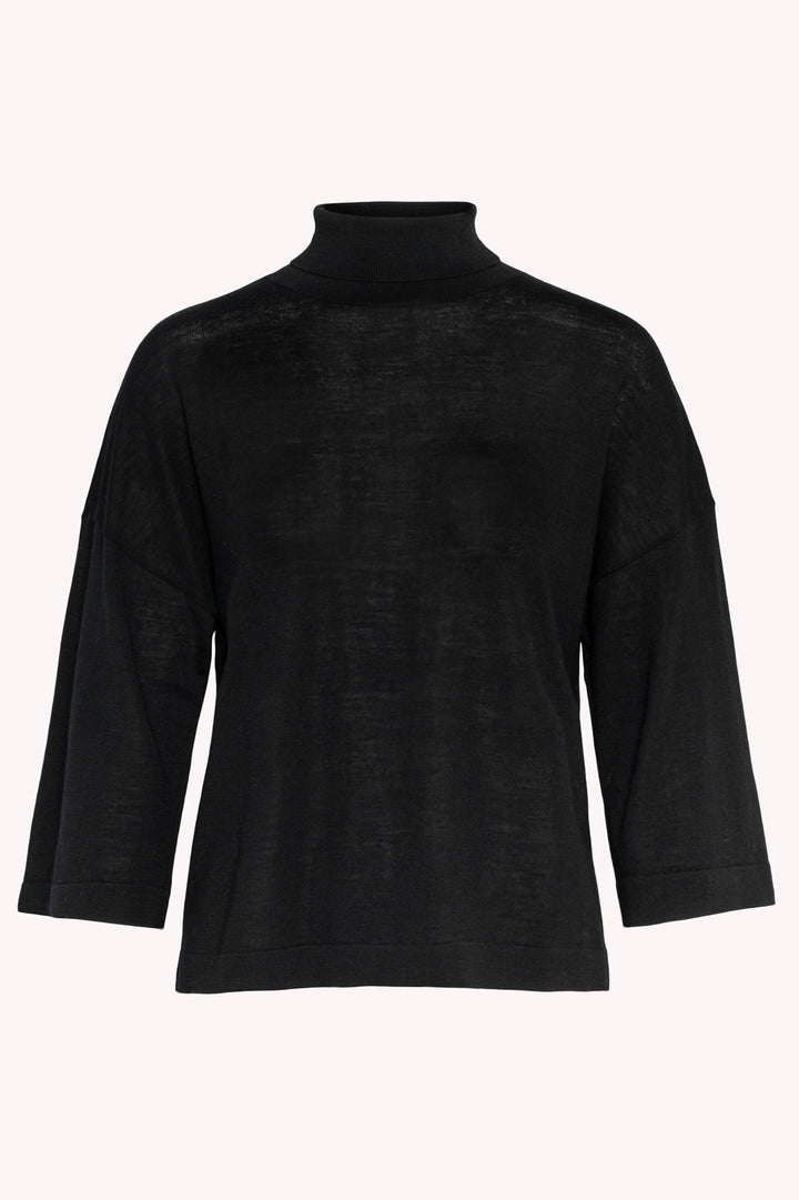 Tia Merino Knit  Black