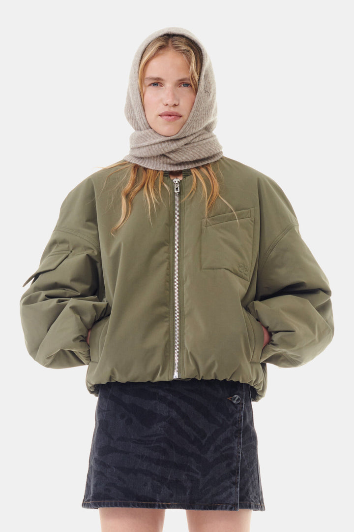 SOFT WOOL BALACLAVA  Almond Milk